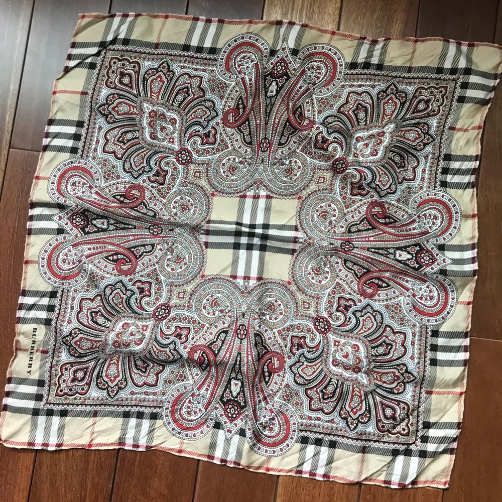 Burberry silk scarf/handkerchief